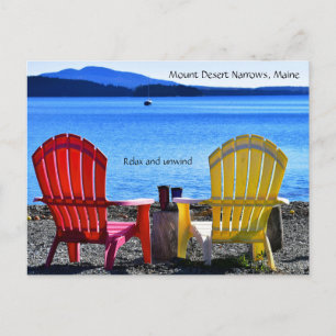 Mount Desert Narrows Maine-vykort Vykort