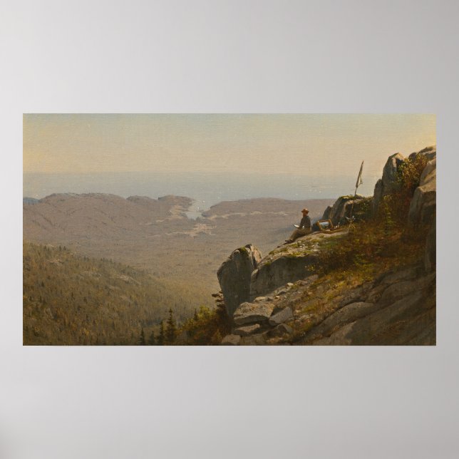 Mount Desert - Sanford Gifford Fine Art Poster (Framsidan)