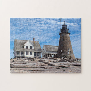 Mount Desert Sten fyr, Maine Pussel