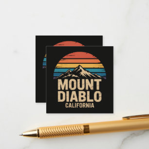 Mount Diablo Kalifornien Tilläggskort