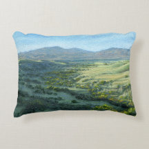 "Mount Diablo Southern View" Pillow