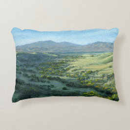 "Mount Diablo Southern View" Pillow Prydnadskudde