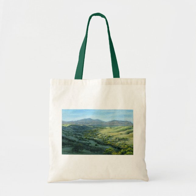 "Mount Diablo Southern View" Tote Bag Tygkasse (Framsidan)