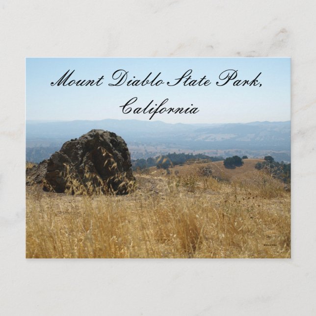 Mount Diablo State Park... Vykort (Framsida)