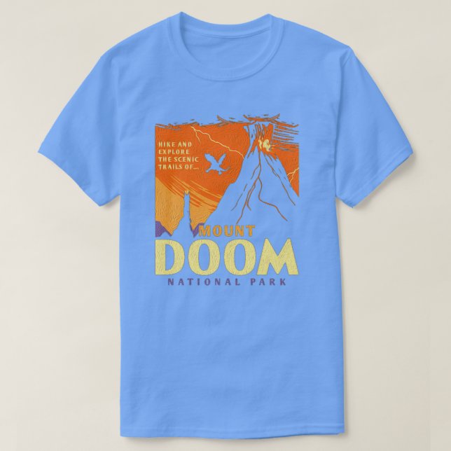 MOUNT DOOM NATIONAL PARK 2 T SHIRT (Design framsida)