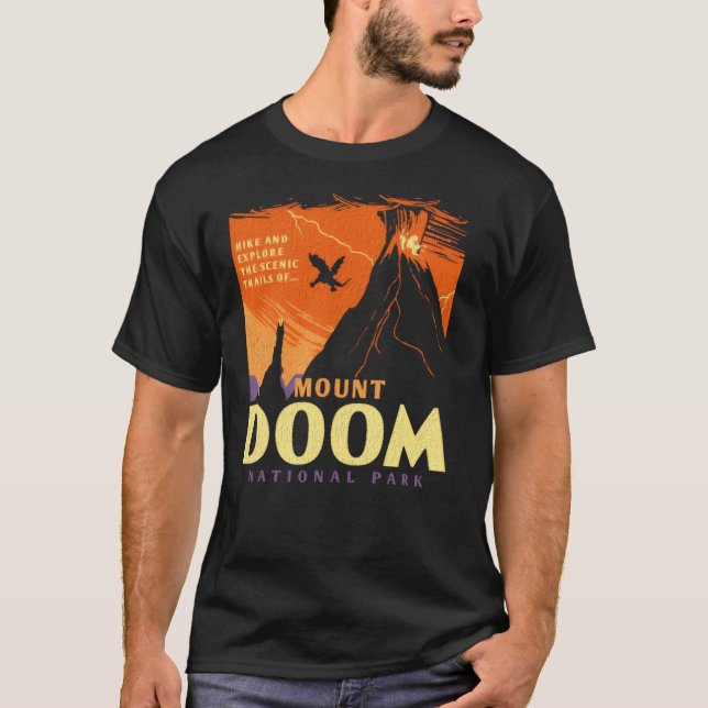 MOUNT DOOM NATIONAL PARK  Classic T-Shirt (Framsida)