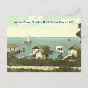 Mount Dora, Fl - Boat House Row - 1907 Vykort