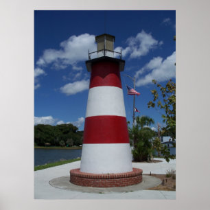 Mount Dora Florida Lighthouse Sjö Marker Poster