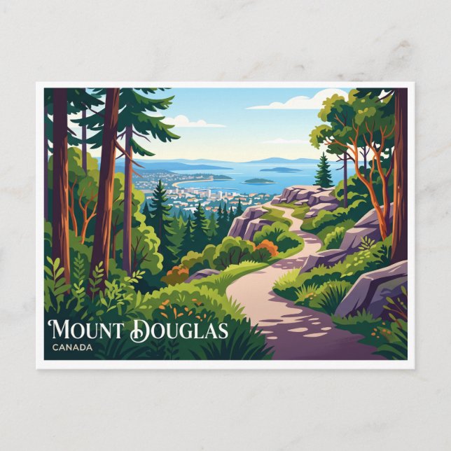 Mount Douglas Park Victoria Kanada Vykort (Framsida)