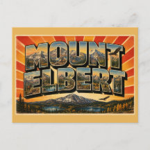 Mount Elbert Colorado Högsta Topp Alpin Sjö Konst