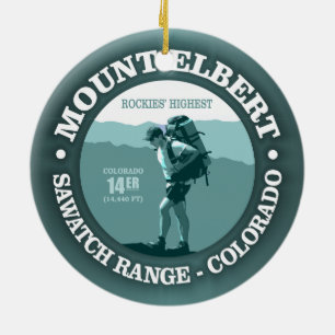 Mount Elbert Julgransprydnad Keramik