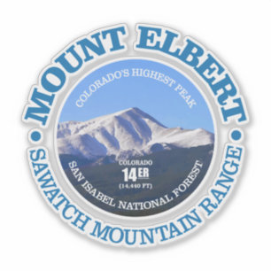 Mount Elbert Klistermärken