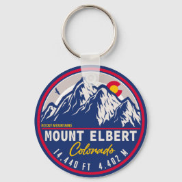 Mount Elbert, Sawatch Range, Colorado. Nyckelring