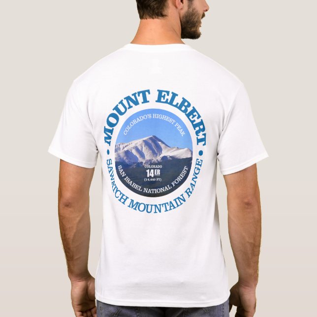 Mount Elbert T Shirt (Baksida)