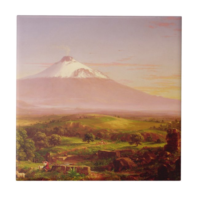 Mount Etna Kakelplatta (Framsidan)