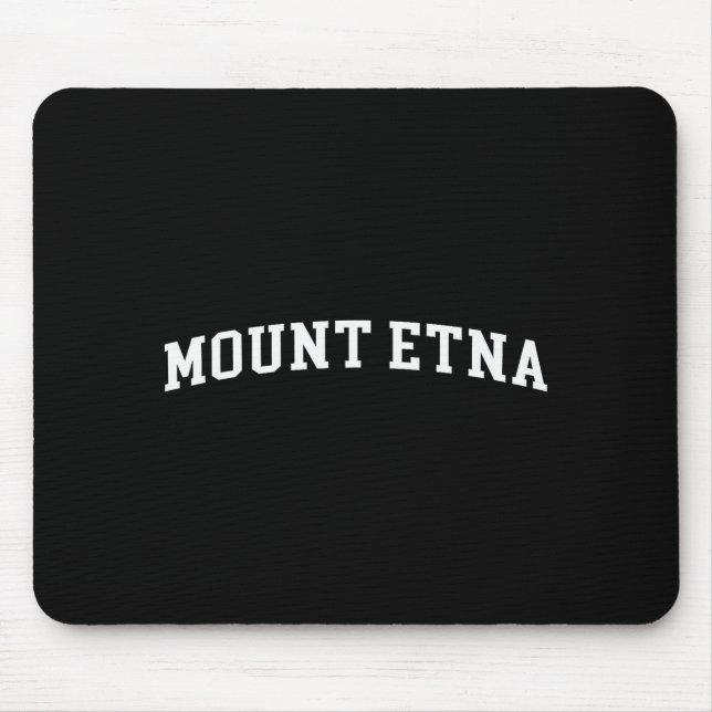 Mount Etna  Musmatta (Framsidan)