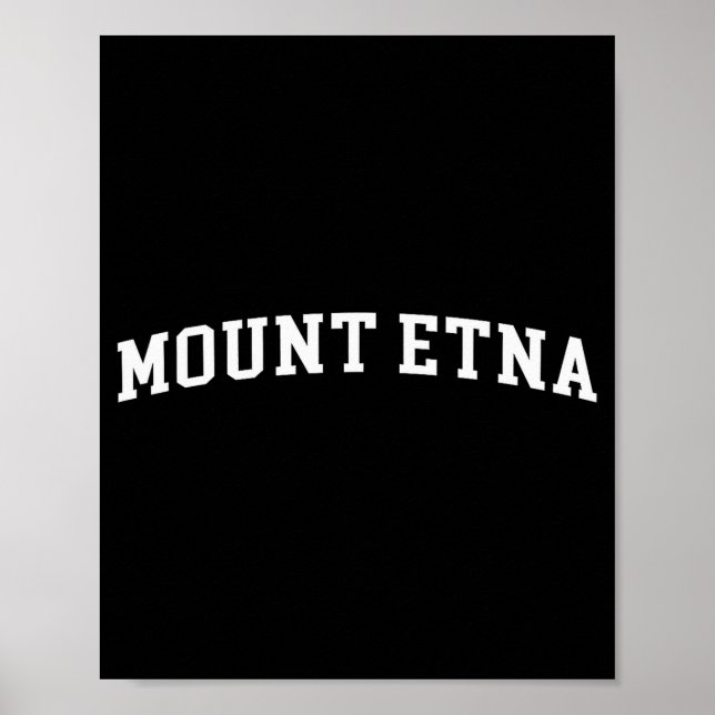 Mount Etna  Poster (Framsidan)