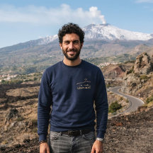 Mount Etna Sicilien Alltid Levande Minimalistisk B