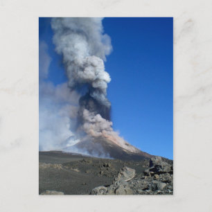 Mount Etna - vulkanutbrott Vykort