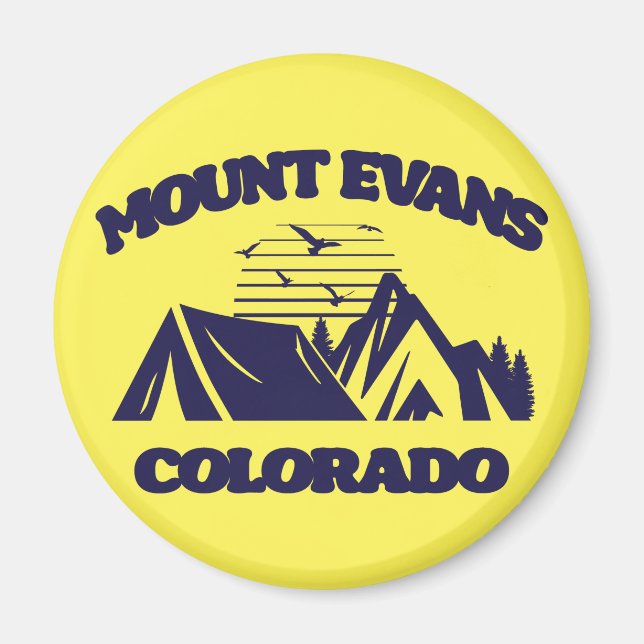 Mount Evans,Colorado Magnet (Framsidan)