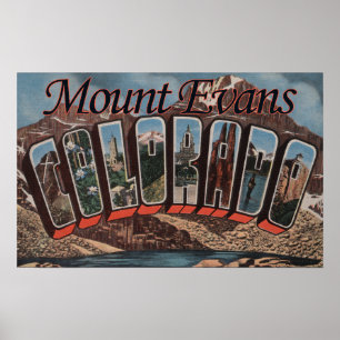 Mount Evans, Colorado - Stora Brev Scenes Poster