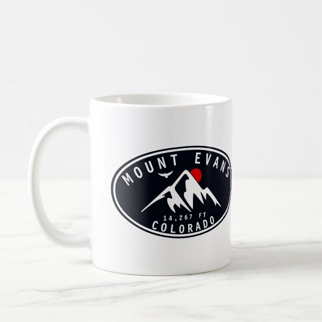 Mount Evans Wilderness 14er - Colorado-bergen Kaffemugg (Vänster)