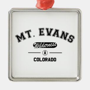 Mount Evans Wilderness Julgransprydnad Metall