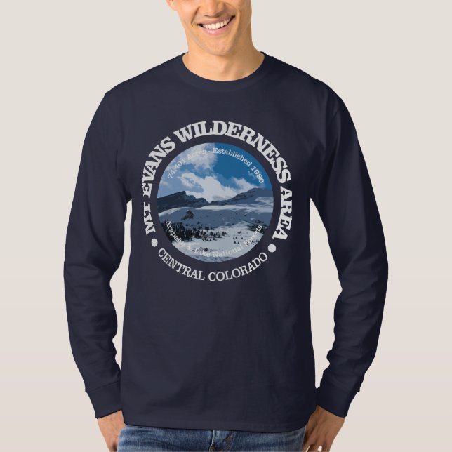 Mount Evans Wilderness T Shirt (Framsida)