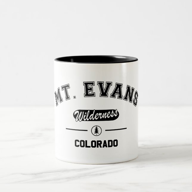 Mount Evans Wilderness Två-Tonad Mugg (Center)