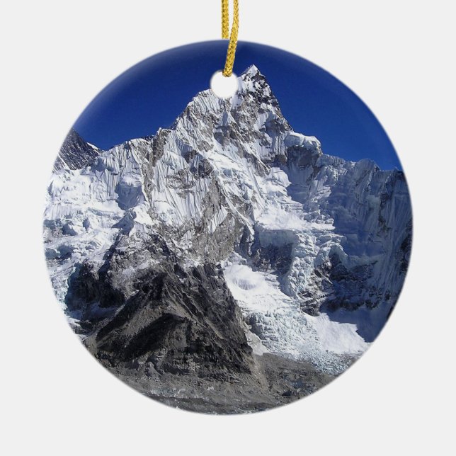 Mount Everest 2 Julgransprydnad Keramik (Framsidan)