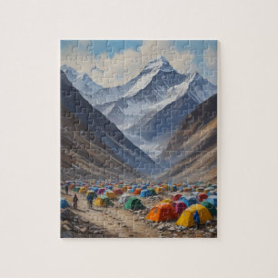 Mount Everest-baslägret, Nepal Pussel