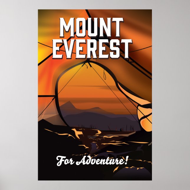 Mount Everest för äventyr! Poster (Framsidan)
