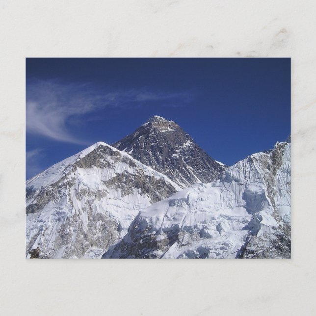 Mount Everest Foto Vykort (Framsida)