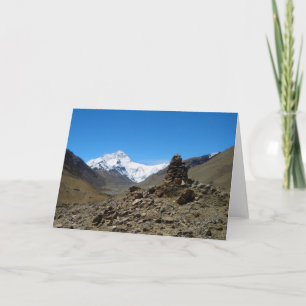 Mount Everest •, Hälsningkort Kort