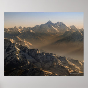 Mount Everest, Himalaybergen, Asien Poster