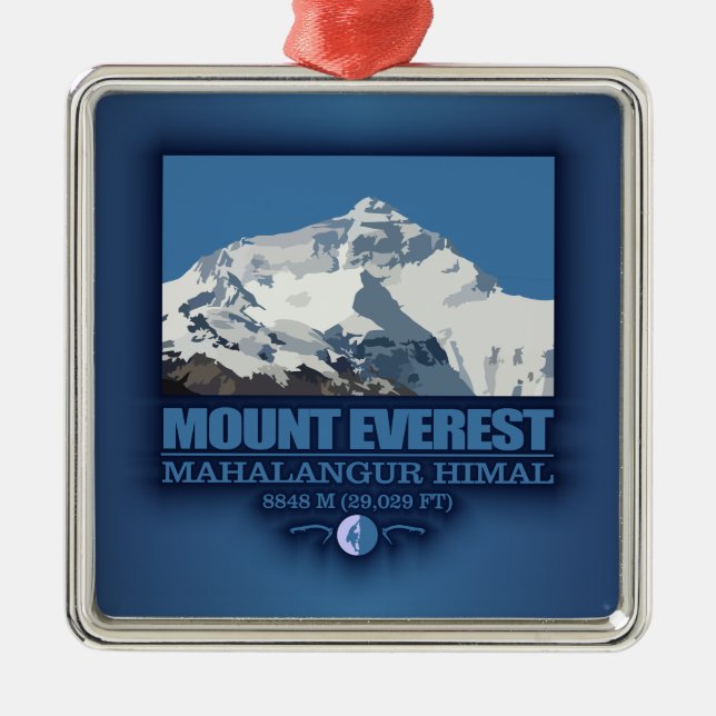 Mount Everest Julgransprydnad Metall (Framsidan)