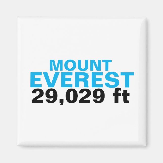 Mount Everest Magnet (Framsidan)