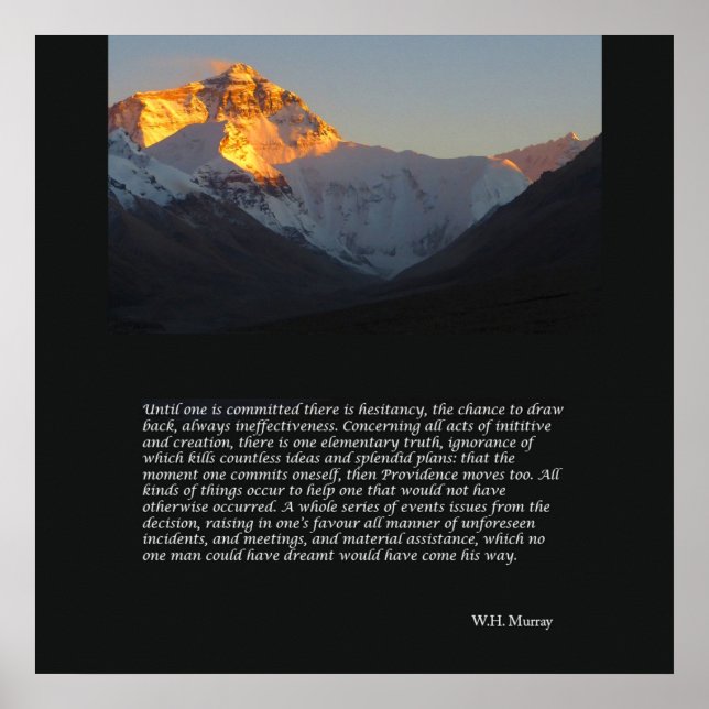 Mount Everest Motivational Poster (Framsidan)