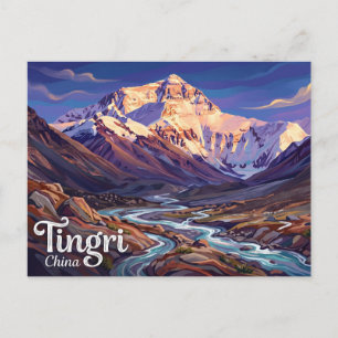 Mount Everest Nationalpark Kina Vykort