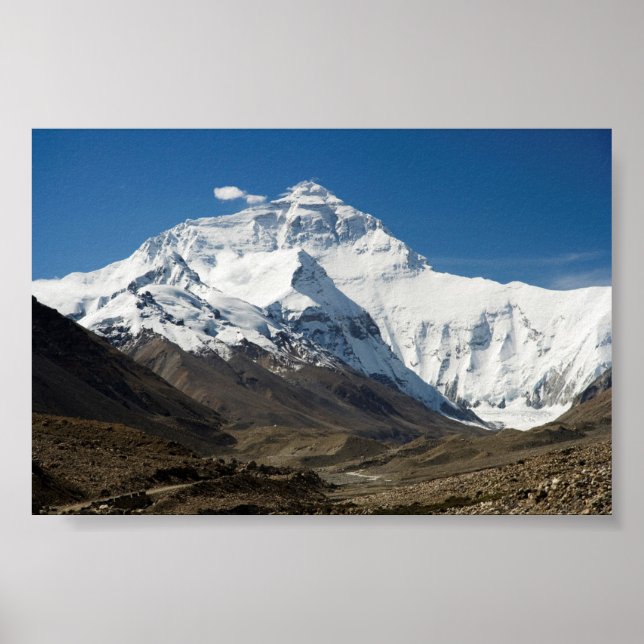 Mount Everest North Ansikte Poster (Framsidan)