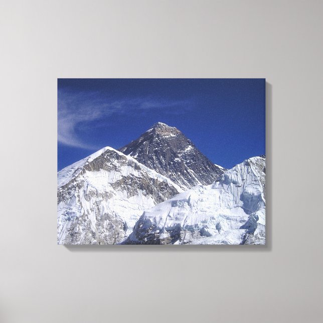 Mount Everest Photo Canvastryck (Framsida)