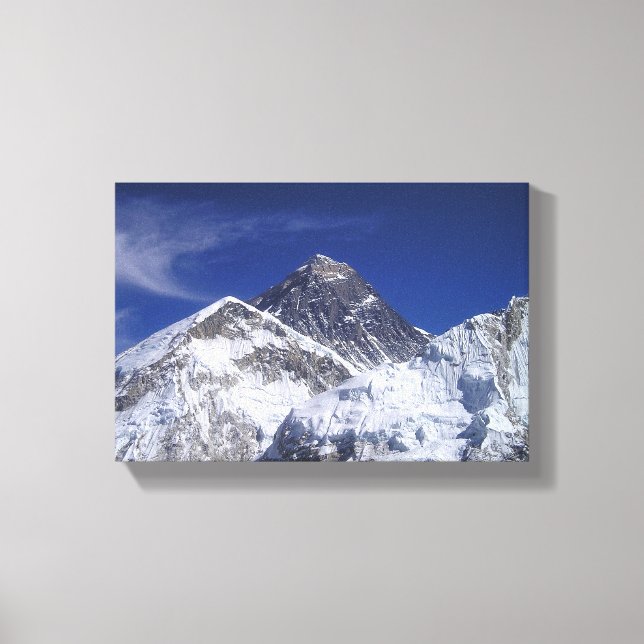 Mount Everest Photo Canvastryck (Framsida)