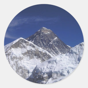 Mount Everest Runt Klistermärke