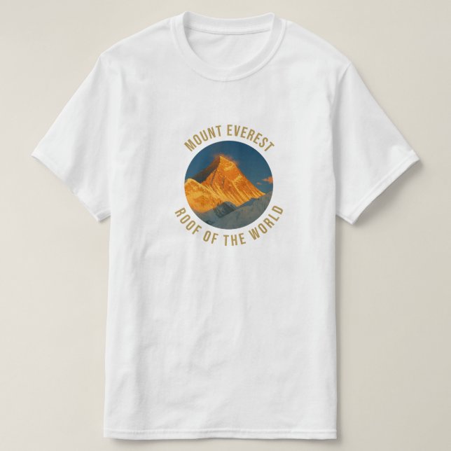 Mount Everest Sagarmatha T Shirt (Design framsida)