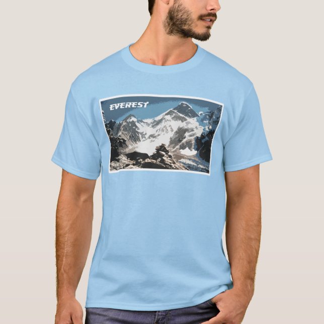 Mount Everest View, Nepal  T Shirt (Framsida)