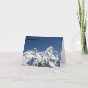 Mount Everest-vy från Kala Patar Kort