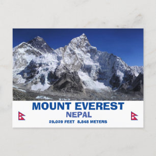 Mount Everest-vykort Helg Vykort