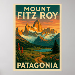 Mount Fitz Roy Patagonia V01 Poster
