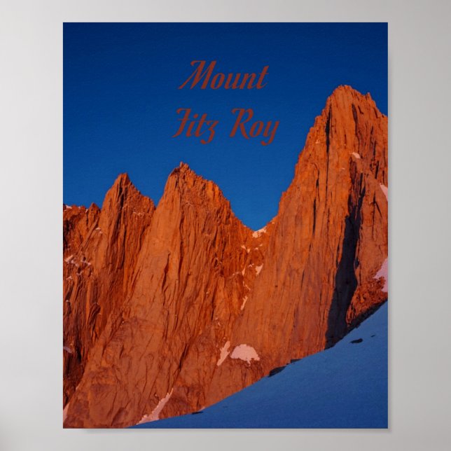 Mount Fitz Roy Poster (Framsidan)