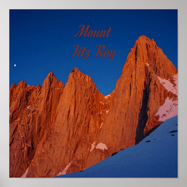 Mount Fitz Roy Poster (Framsidan)